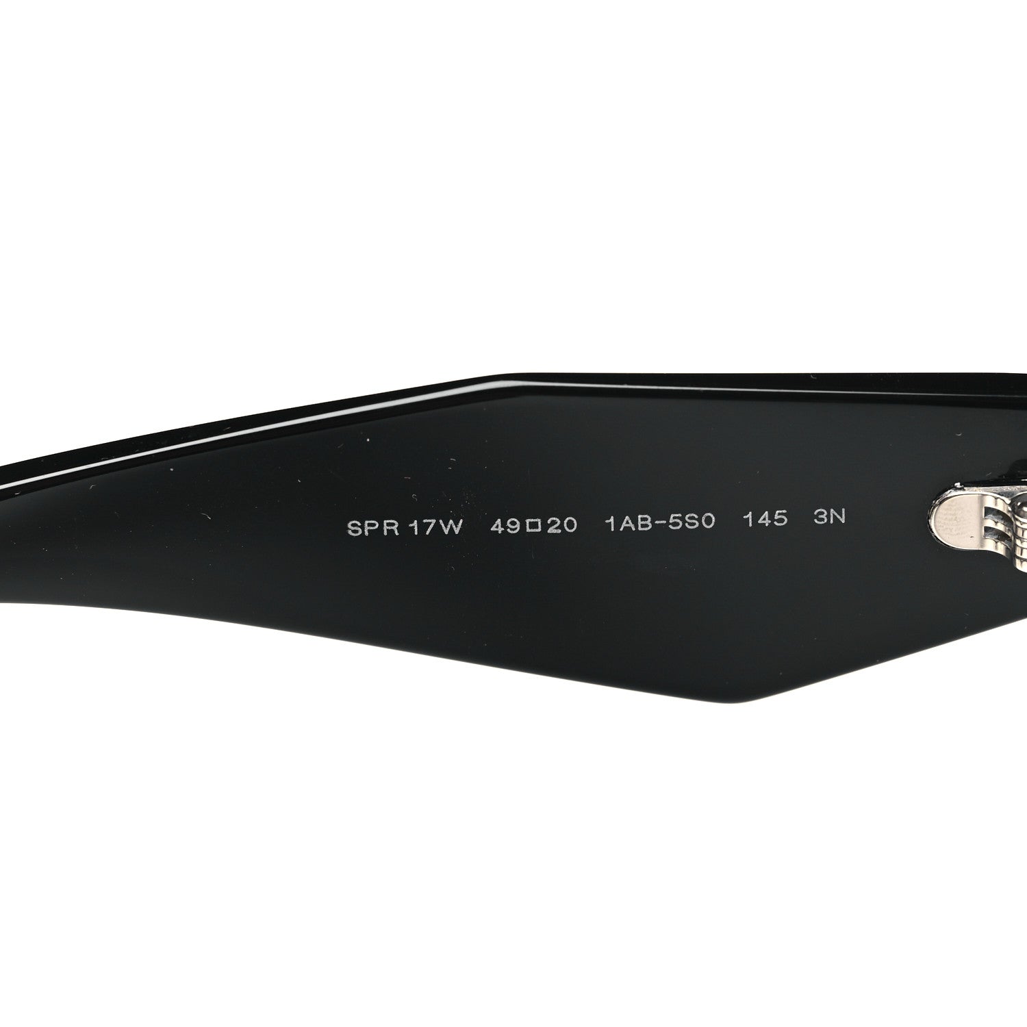 Prada Acetate Symbole Sunglasses SPR 17W Black 6 of 7