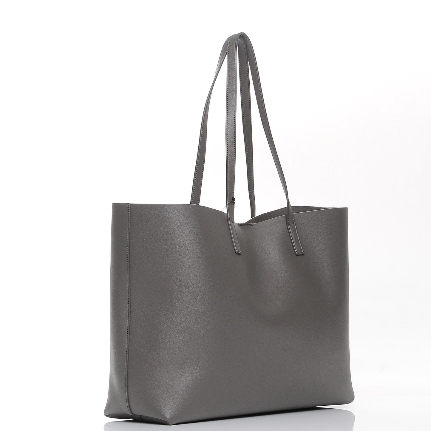 Calfskin Large Shopping Tote Earth