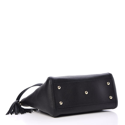 Gucci Pebbled Calfskin Small Soho Top Handle Bag Black 5 of 9