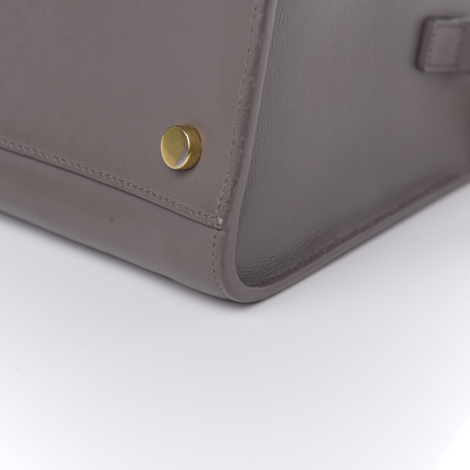 Saint Laurent Calfskin Small Monogram Cabas Earth 10 of 11