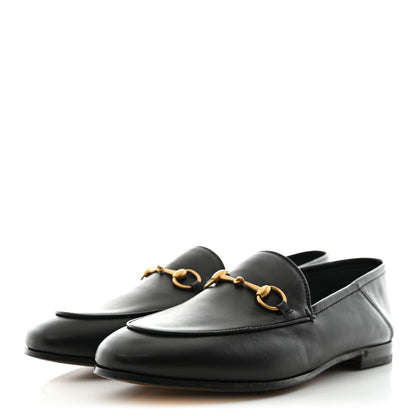 Gucci Lambskin Womens Brixton Horsebit Loafers 39 Black 3 of 9