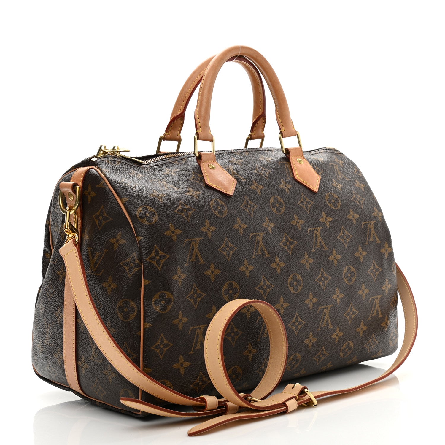 Louis Vuitton Monogram Speedy Bandouliere 35 3 of 14