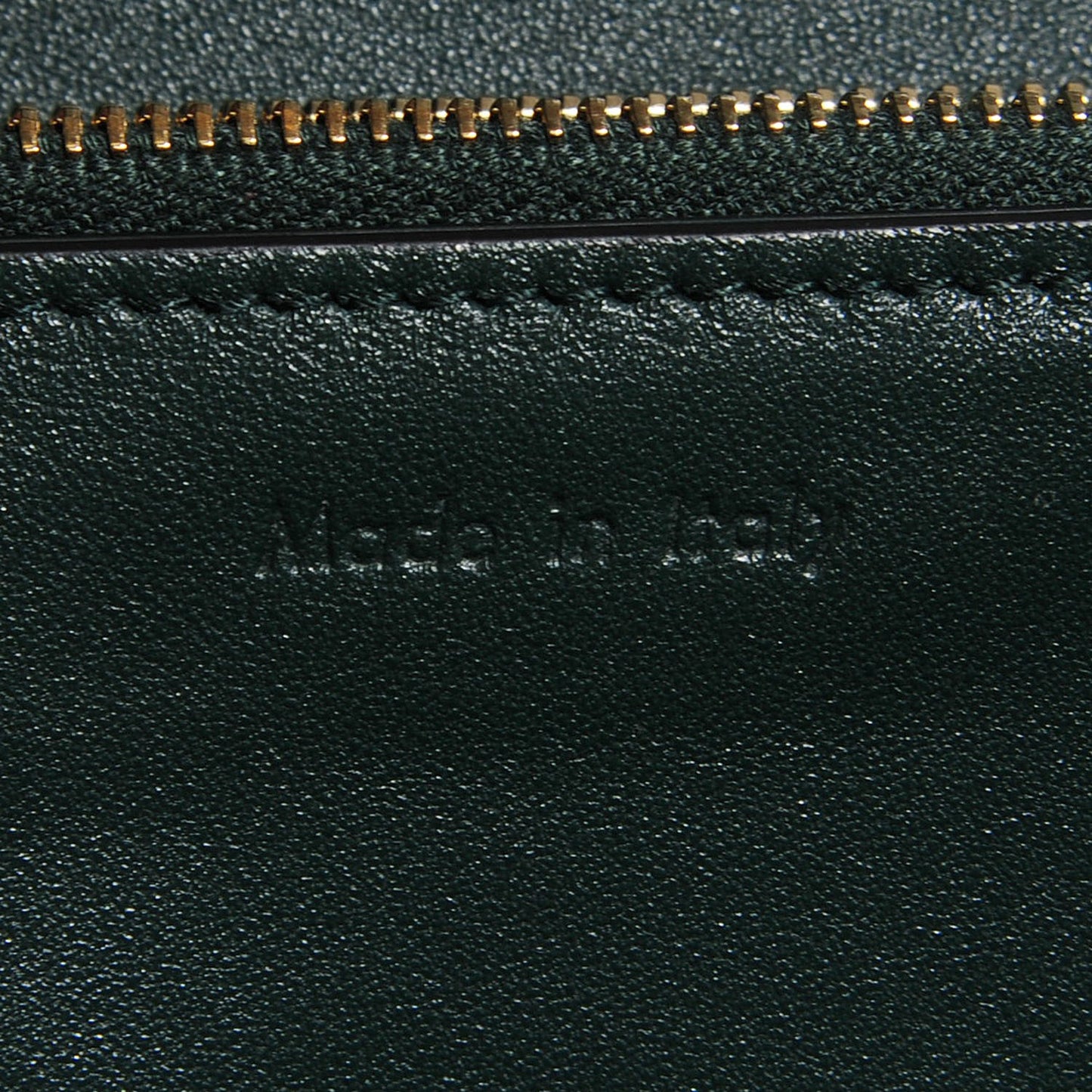 Spazzolato Calfskin Classic Box Medium Flap Bag Dark Green