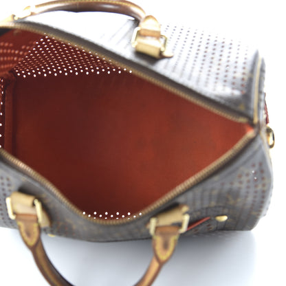 Louis Vuitton Monogram Perforated Speedy 30 Orange 5 of 10
