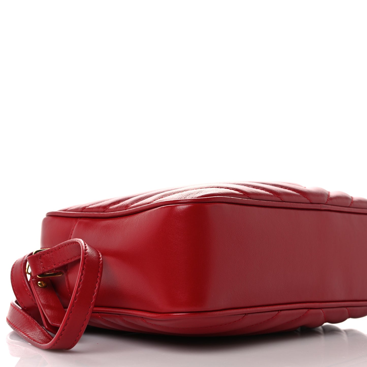 Calfskin Matelasse Monogram Lou Camera Bag Rouge Eros
