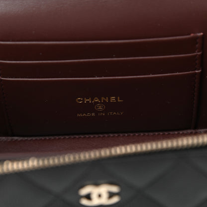 Chanel Caviar Quilted Small Vanity Case With Chain Black 6 of 12