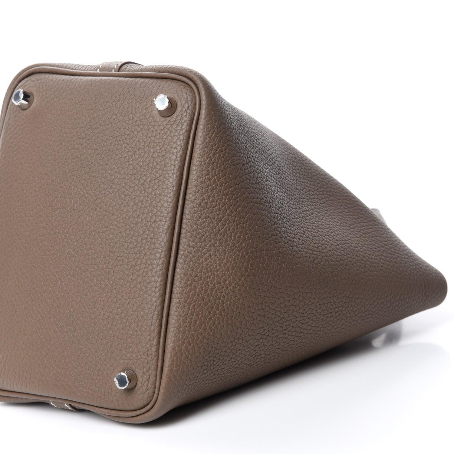 Hermes Taurillon Clemence Picotin Lock 18 PM Etoupe 7 of 11
