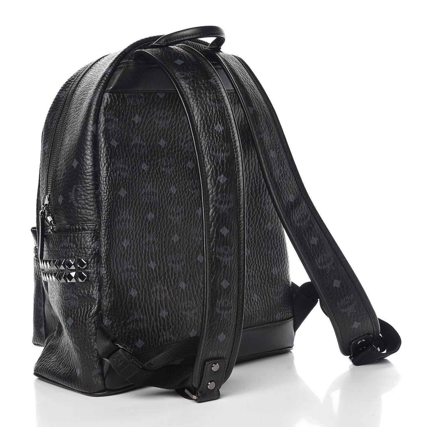 Visetos Medium Side Studs Stark Backpack Black