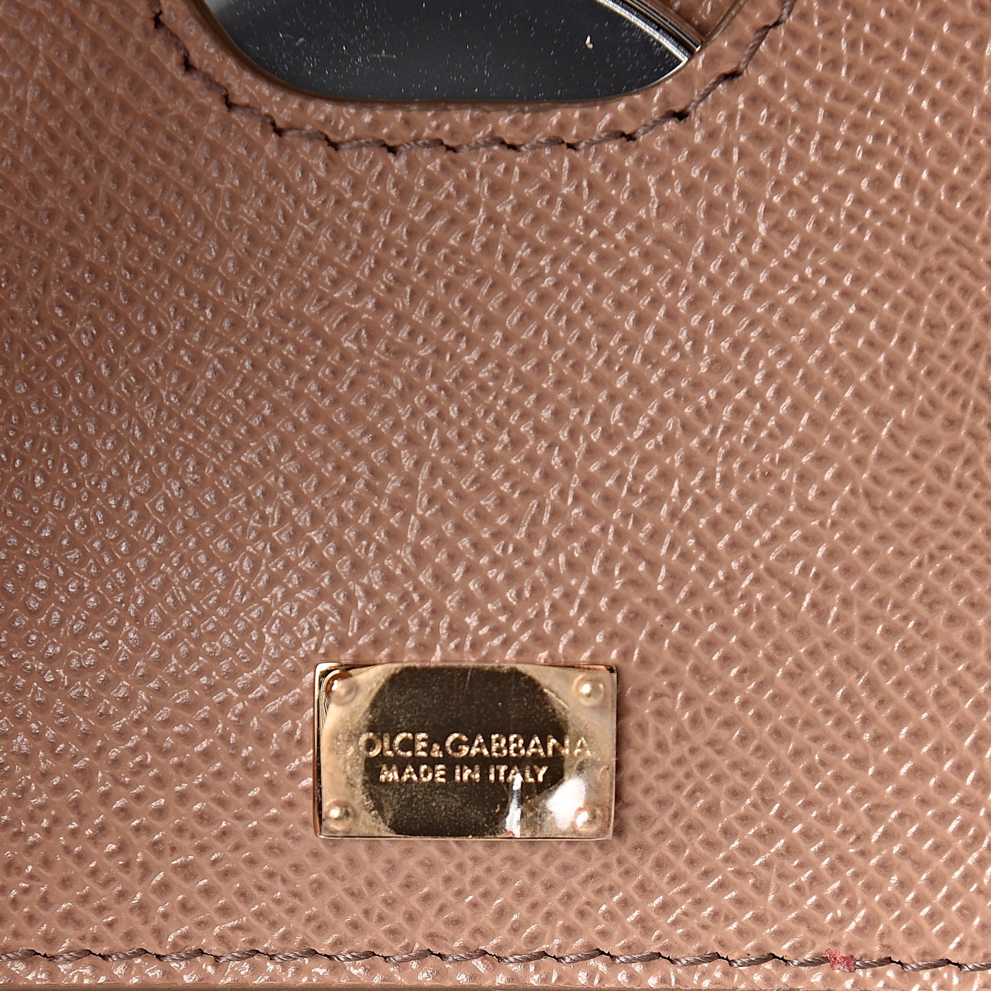 Dauphine Calfskin Medium Miss Sicily Satchel Tortora Sand