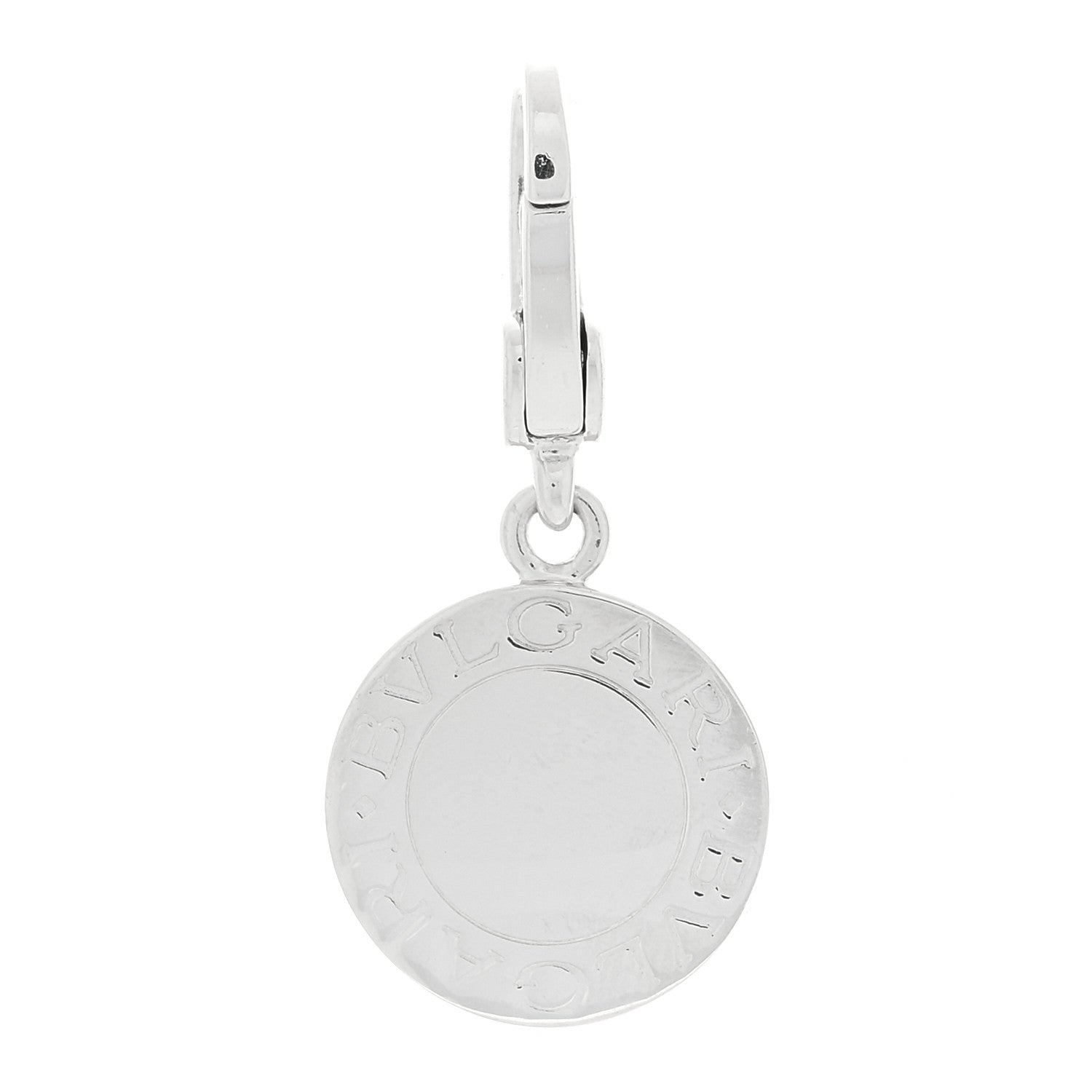 Bulgari 18K White Gold Black Onyx BVLGARI BVLGARI Charm Pendant 3 of 3