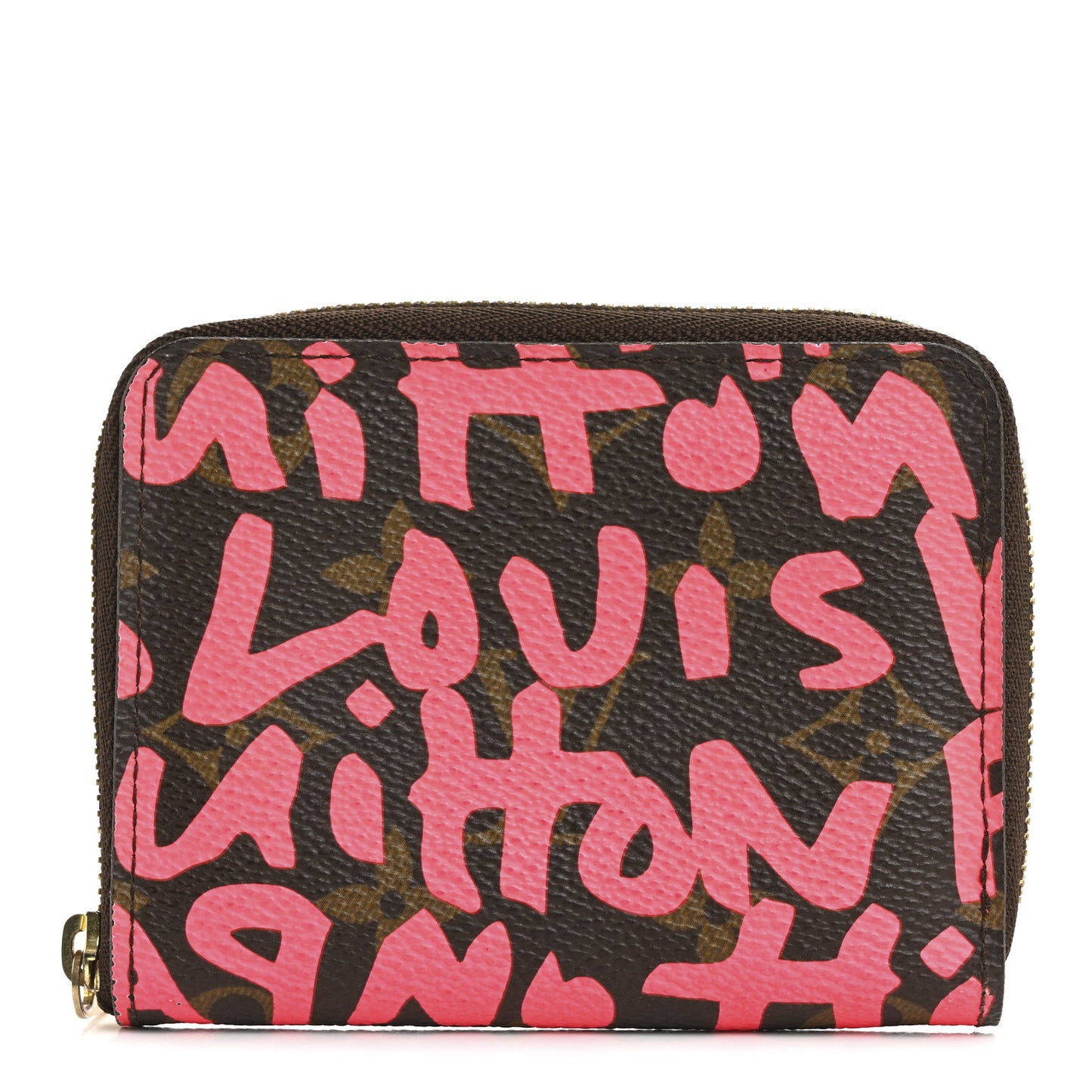 Monogram Graffiti Zippy Coin Purse Fuchsia
