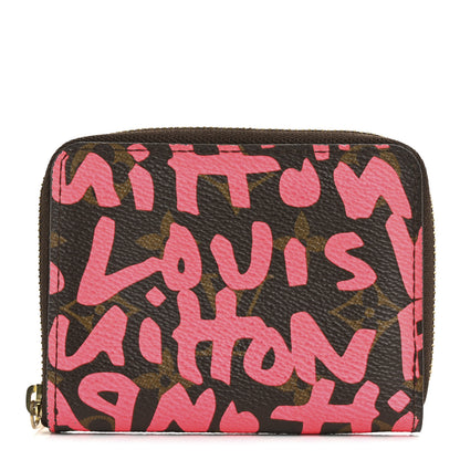 Louis Vuitton Monogram Graffiti Zippy Coin Purse Fuchsia 1 of 10