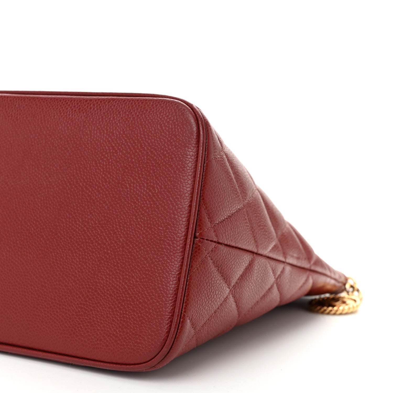 Chanel Caviar Quilted Medallion Tote Bordeaux 10 of 11