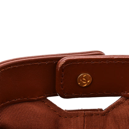 Chanel Shiny Lambskin Quilted Mini Cocodoc Top Handle Bag Brown 12 of 12