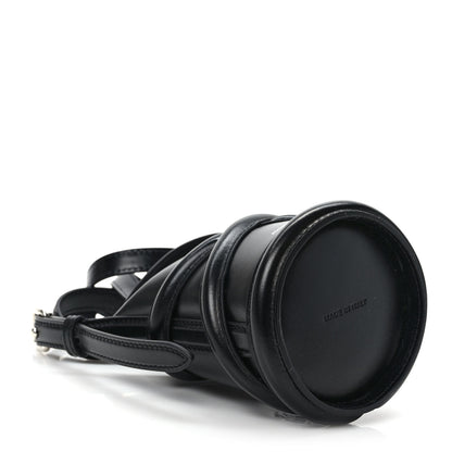 Alexander McQueen Calfskin Mini Curve Bucket Bag Black 4 of 10
