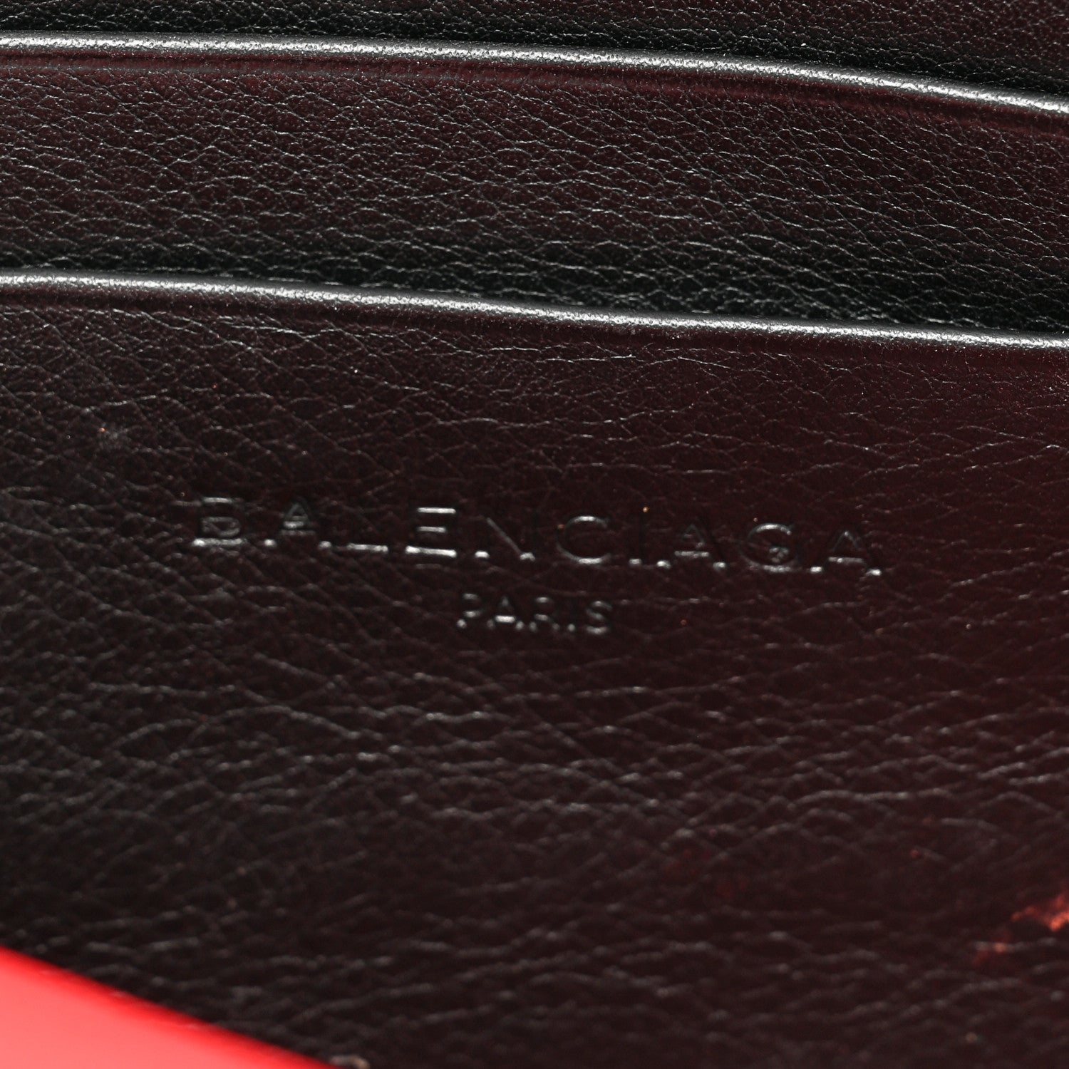 Balenciaga Calfskin M Triangle Pouch Black 6 of 15