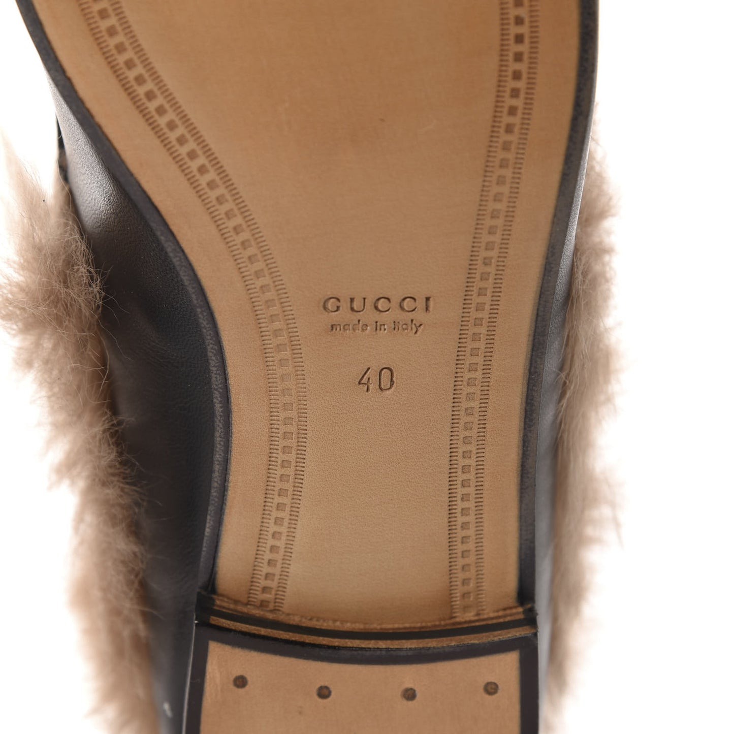 Malaga Kid Fur Womens Jordaan Loafers 40 Black Natural