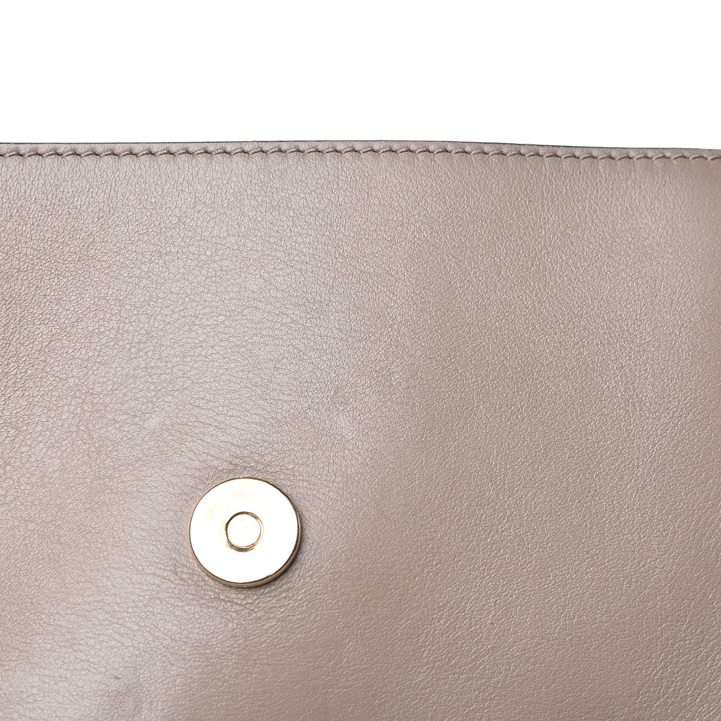 Calfskin Suede Medium Faye Shoulder Bag Motty Grey