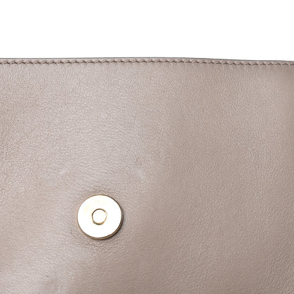 Chloe Calfskin Suede Medium Faye Shoulder Bag Motty Grey 15 of 16