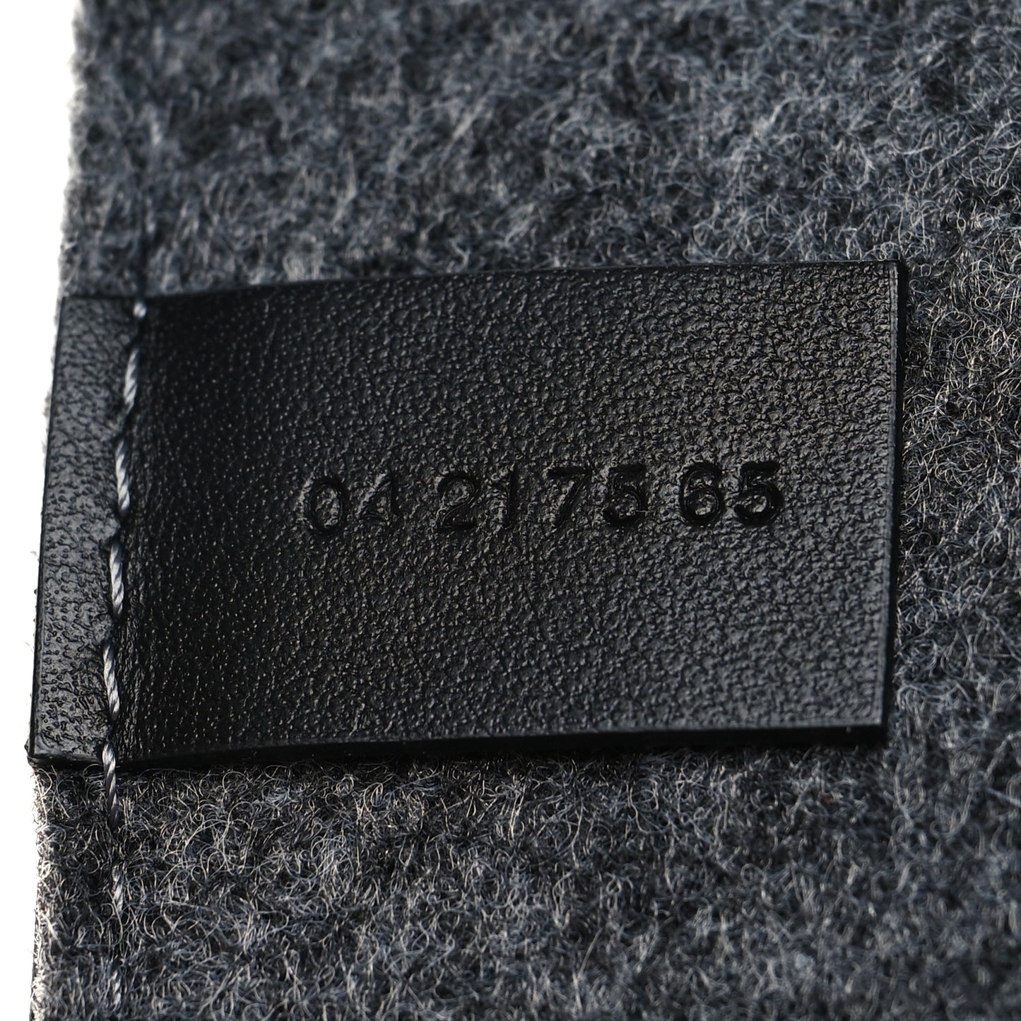 Felt Shiny Calfskin Medium Woody Ribbon Tote Cashmere Gray