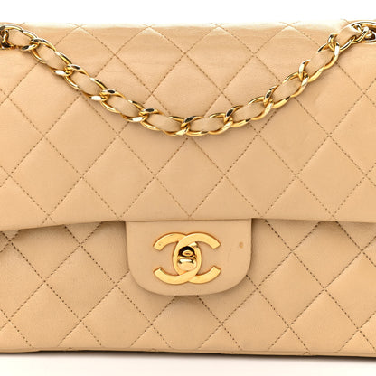 Chanel Lambskin Quilted Small Double Flap Beige 8 of 17