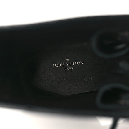 Louis Vuitton Calfskin Monogram Metropolis Flat Ranger Boots 40 Black 7 of 8