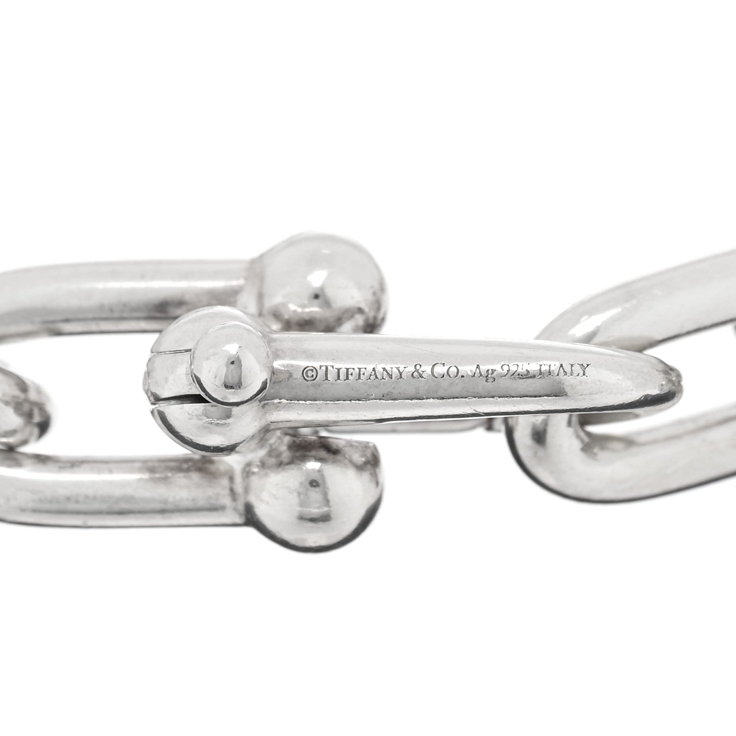 Tiffany Sterling Silver HardWear Elongated Link Bracelet 1889629