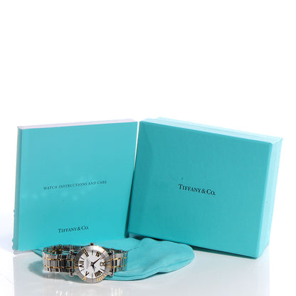 Tiffany Stainless Steel 18K Yellow Gold 30mm Atlas Automatic Watch 7 of 7