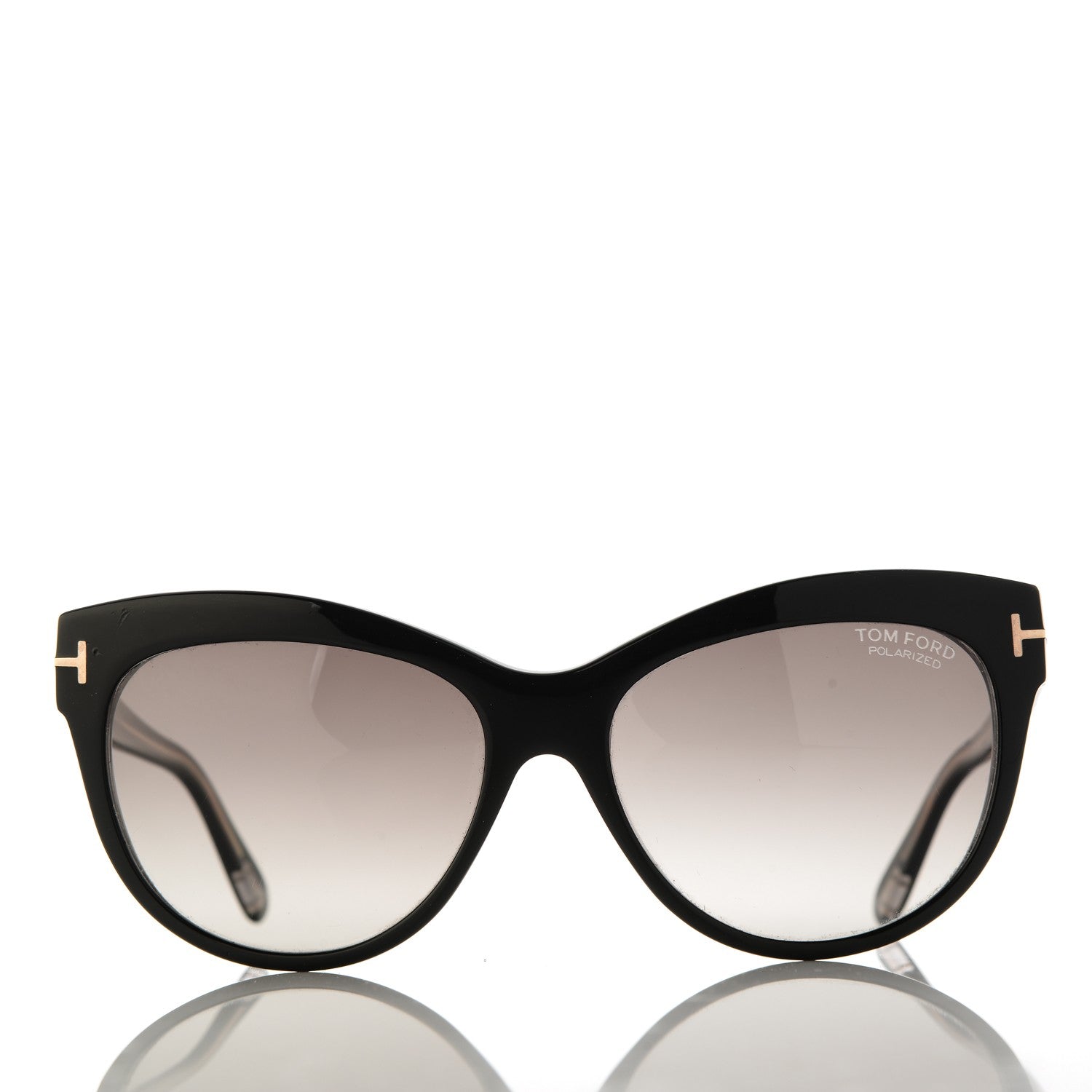Tom Ford Polarized Lily Sunglasses TF430 Black 2 of 12
