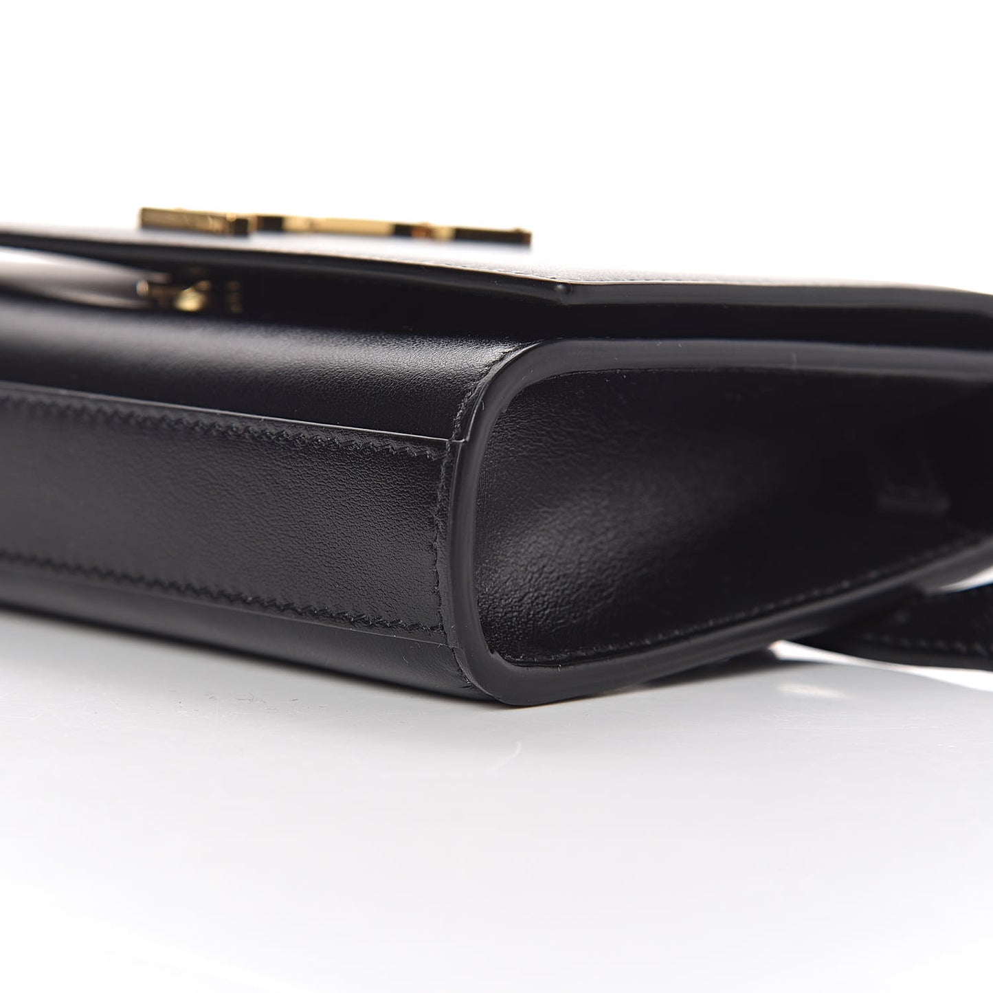 Smooth Calfskin Monogram Kate Belt Bag Black