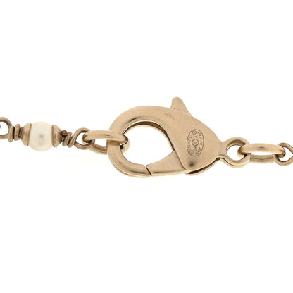 Chanel Pearl CC Multi Strand Long Necklace Gold 4 of 4