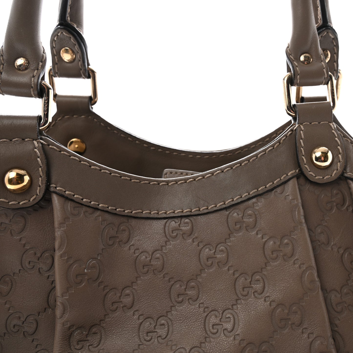 Guccissima Medium Sukey Tote Taupe
