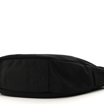 Balenciaga Recycled Sport Nylon Logo Embroidered Wheel Sling Bag Black White 9 of 9
