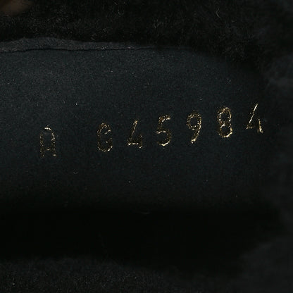 Chanel Shearling CC Flat Mules 41 Black 10 of 17