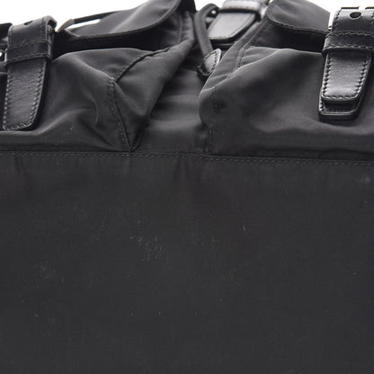 Prada Nylon Vela Medium Backpack Black 10 of 10