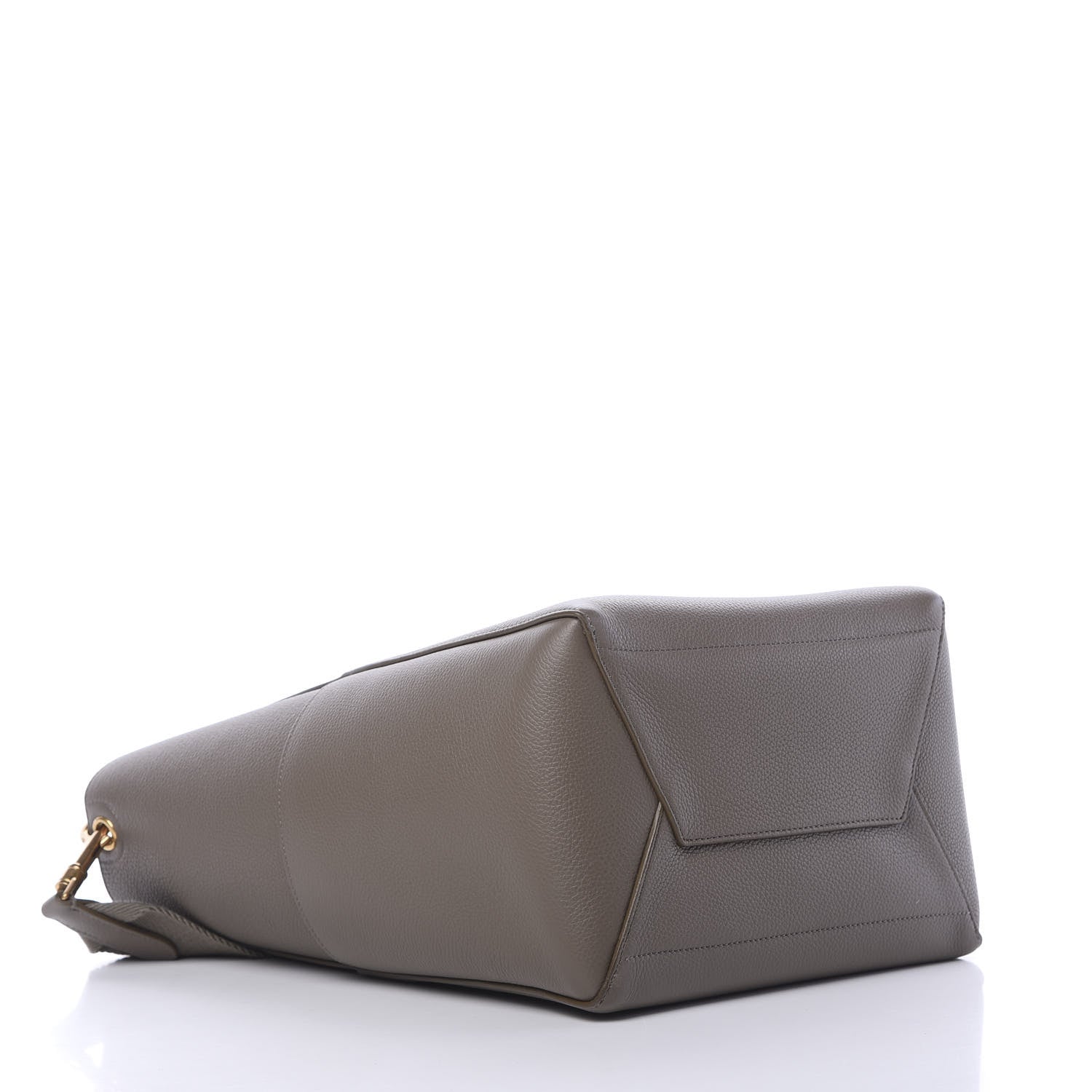 Celine Soft Grained Calfskin Sangle Bucket Bag Taupe 3 of 11