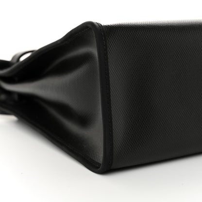 Hermes Toile H Berline Vache Hunter Herbag Zip PM 31 Black Ecru 10 of 12