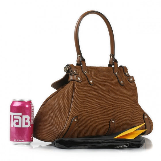 Fendi Suede Camoscio Magic Bag Brown 2 of 16