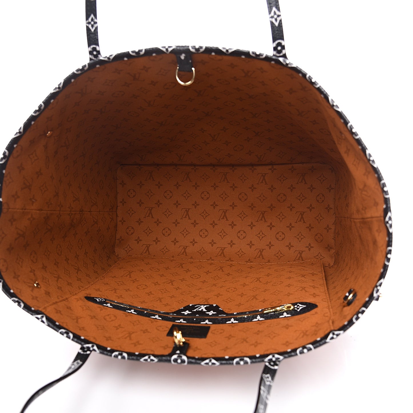 Monogram Giant Crafty Neverfull MM Creme Caramel