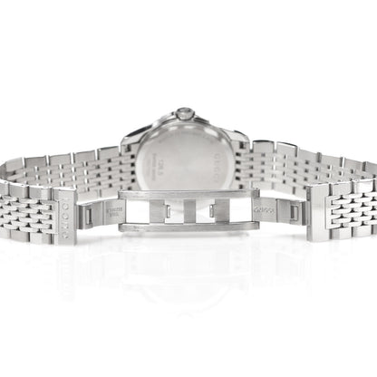 Gucci Stainless Steel Diamond 28mm G-Timeless Quartz Watch Black 6 of 7