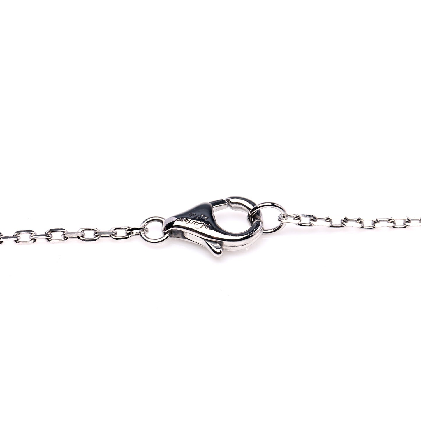 18K White Gold Diamond Juste Un Clou Necklace