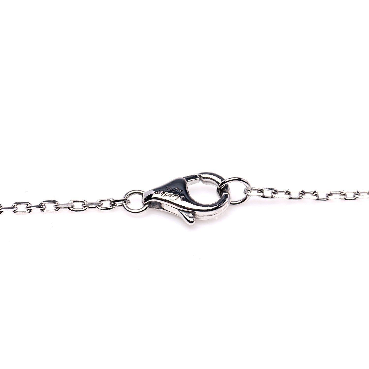 Cartier 18K White Gold Diamond Juste Un Clou Necklace 4 of 4