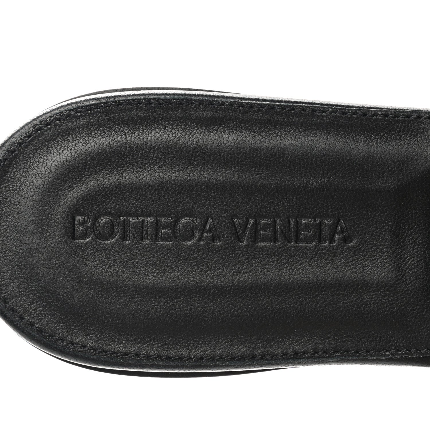 Bottega Veneta Nappa Maxi Intrecciato Lido Flat Sandals 38 Black 7 of 9