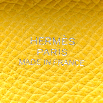 Hermes Epsom Bastia Coin Purse Jaune de Naples 6 of 13