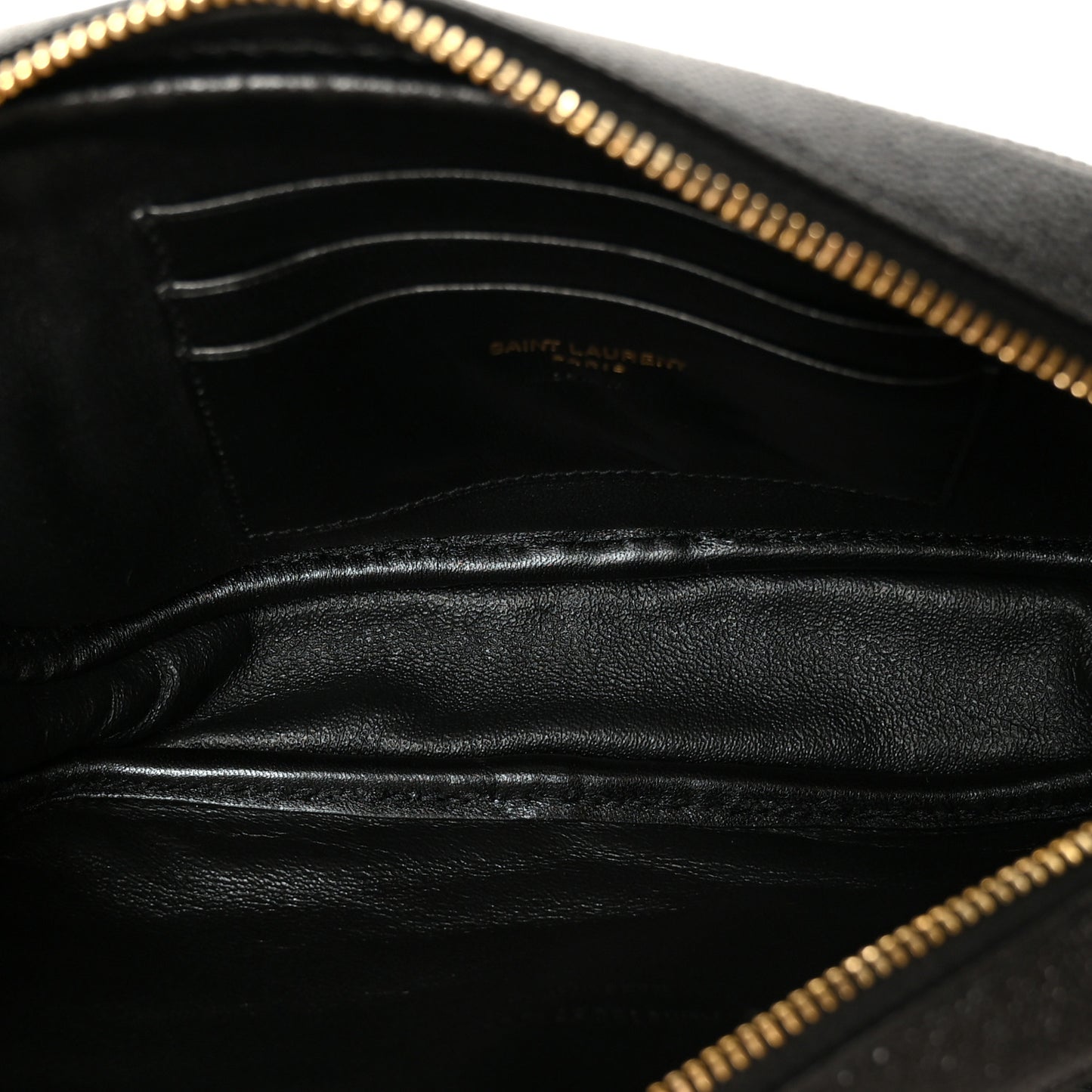 Grain De Poudre Matelasse Monogram Mini Lou Camera Bag Black