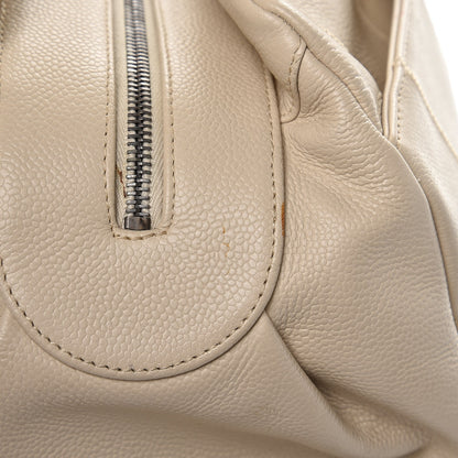 Chanel Caviar Square Stitched Large Tote Beige 2 of 26