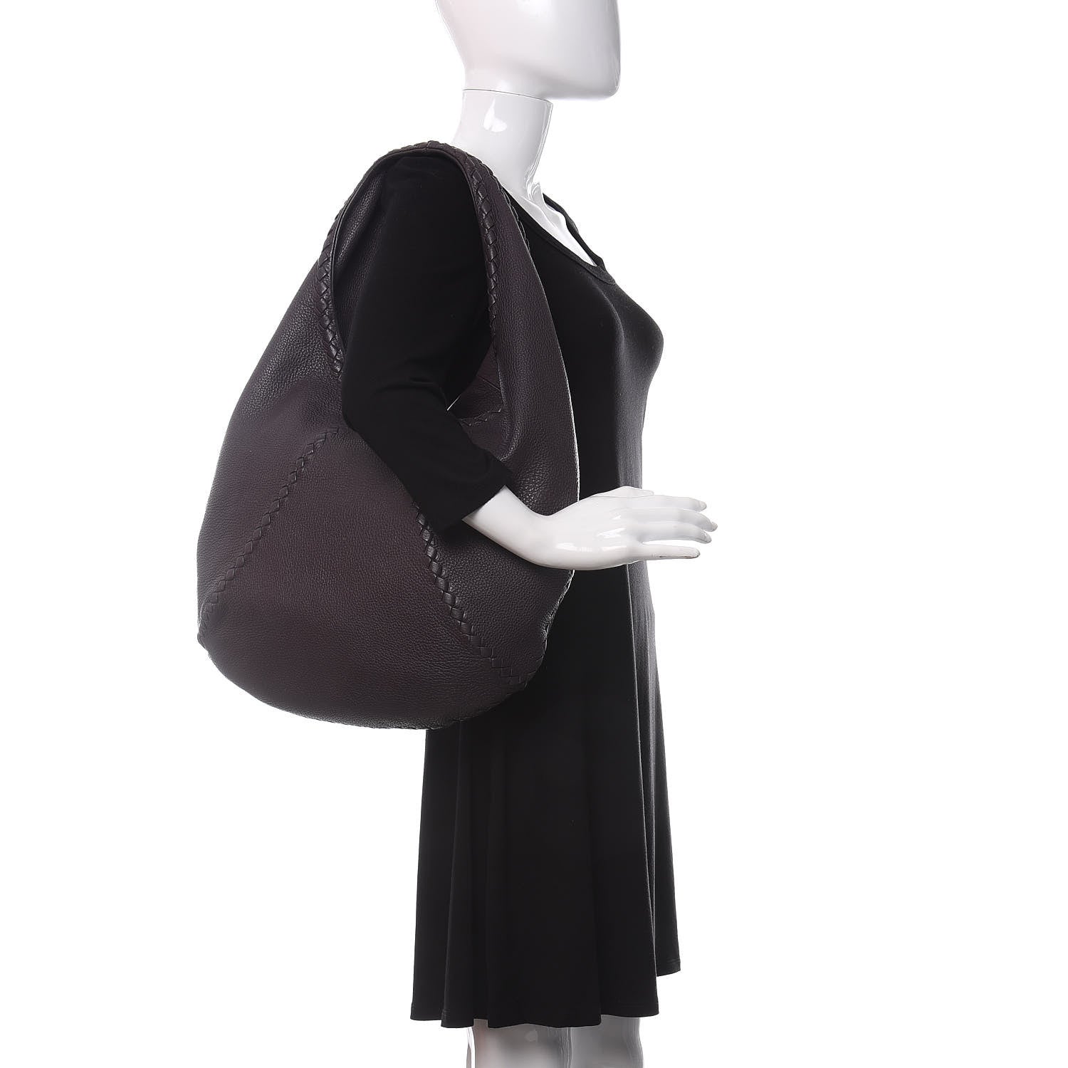 Bottega Veneta Cervo Deerskin Large Hobo Quetsche 2 of 13