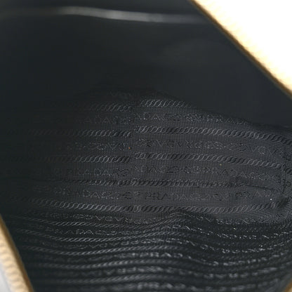 Prada Vitello Phenix Zippered Messenger Hobo Black 5 of 16