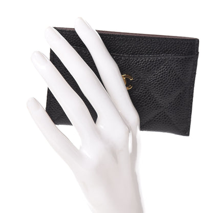 Chanel Caviar Quilted Card Holder Black 2 of 9