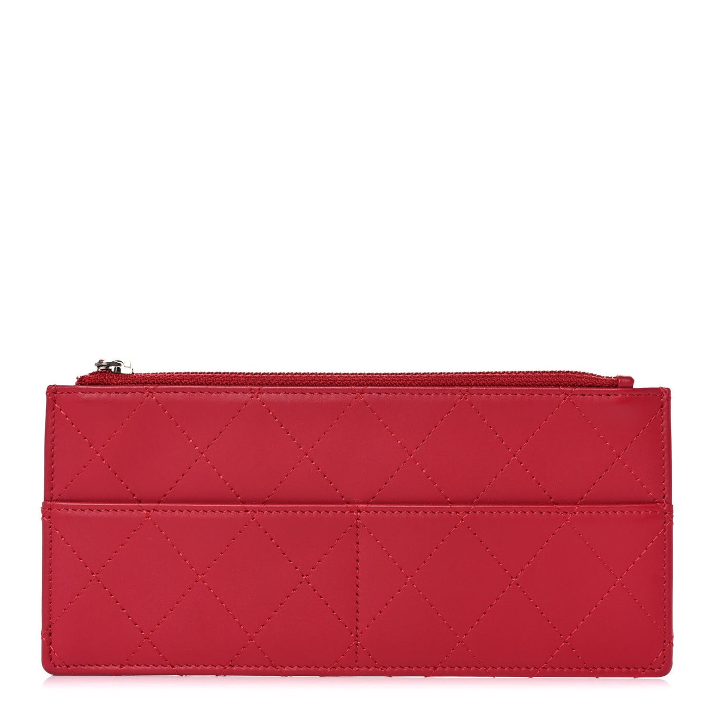Calfskin Stitched Removable Insert Red